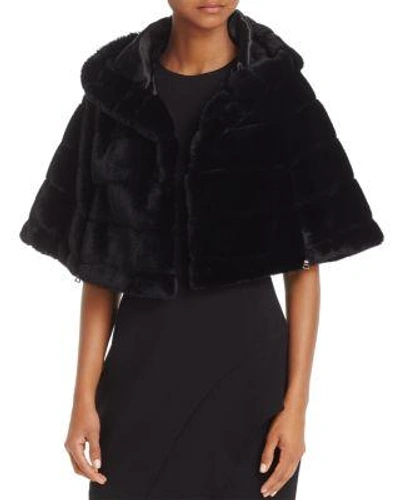 Betsey johnson top fur cape