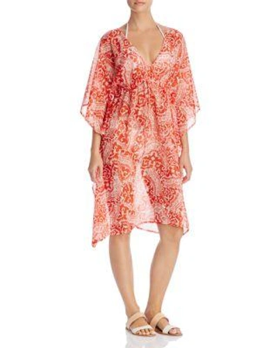 Echo Tropez Paisley Cover-up In Rouge