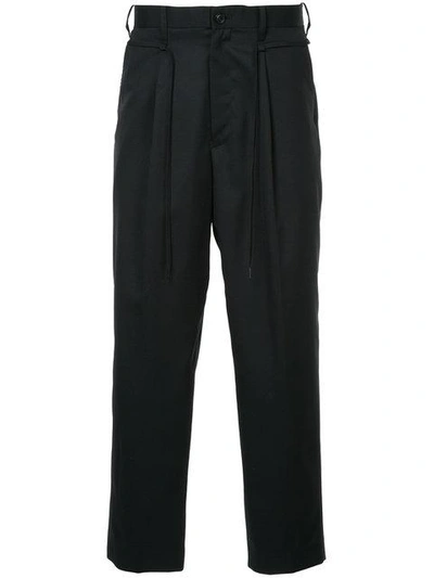 Doublet Black Wide Tapered Trousers