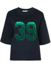 Muveil Number Embroidered T-shirt