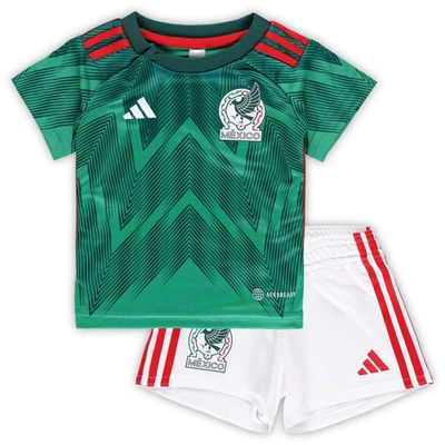 Adidas Originals Babies' Infant Adidas Green Mexico National Team 2022 Home Kit