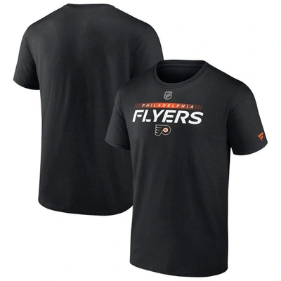 Fanatics Branded Black Philadelphia Flyers Authentic Pro Team Core Collection Prime T-shirt