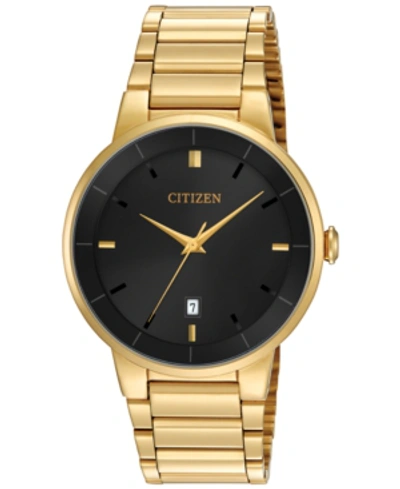 Citizen Men's Gold-tone Stainless Steel Bracelet Watch 40mm Bi5012-53e In No Color