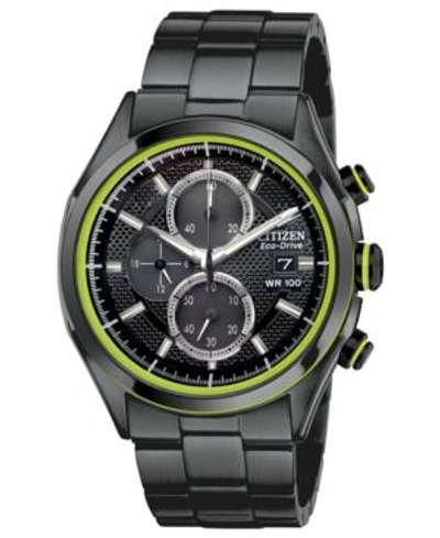 Citizen Eco-drive Black Ion-plated Stainless Steel Bracelet Watch 40mm Ca0435-51e