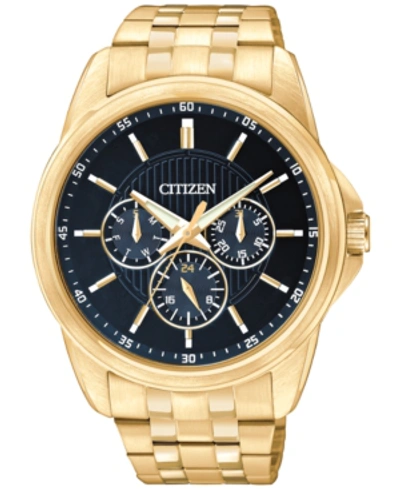 Citizen Men's Gold-tone Stainless Steel Bracelet Watch 42mm Ag8342-52l In No Color