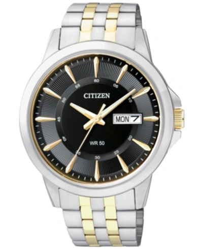 Citizen Men's Two-tone Stainless Steel Bracelet 41mm In No Color