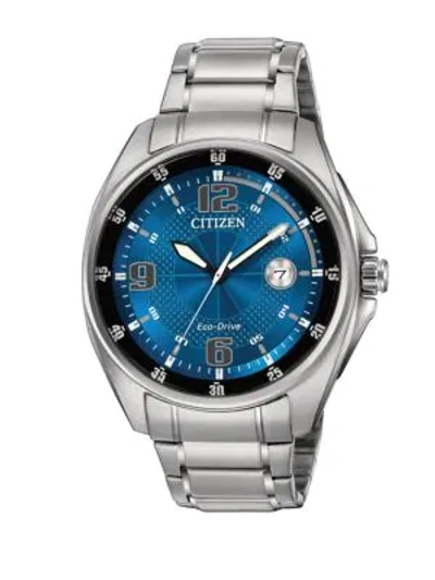 Citizen Men's Eco-drive Stainless Steel Bracelet Watch 42mm Aw1510-54l In Silver