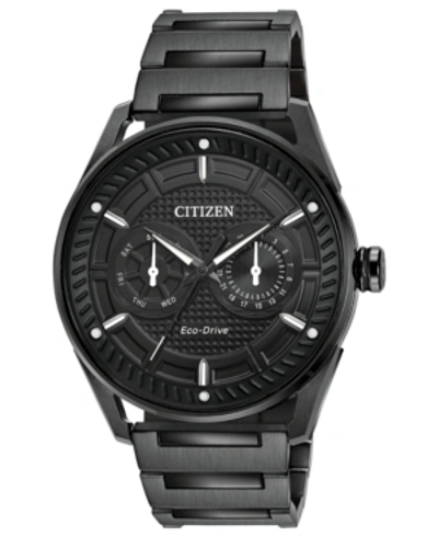 Citizen Drive From  Eco-drive Men's Black Stainless Steel Bracelet Watch 42mm