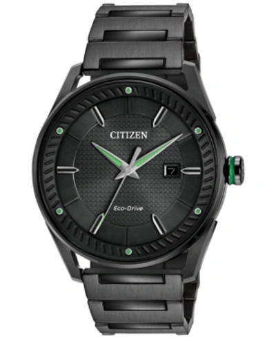Citizen Drive From  Eco-drive Men's Black Ion-plated Stainless Steel Bracelet Watch 42mm Bm6985-55e
