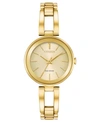 Citizen Women's Eco-drive Axiom Gold-tone Stainless Steel Bracelet Watch 28mm