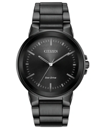 Citizen Men's Eco-drive Axiom Grey Stainless Steel Bracelet Watch 41mm In Black