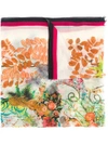 Etro Mixed Floral Print Scarf - Multicolour