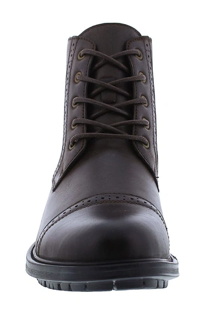 English Laundry Saint Combat Boot In Brown
