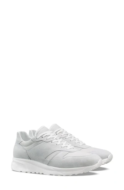 Koio Volterra Suede Lace-up Sneakers In Polar