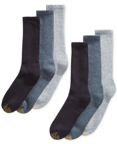 Gold Toe Men's 6-pk. Harrington Extended Socks In Denim