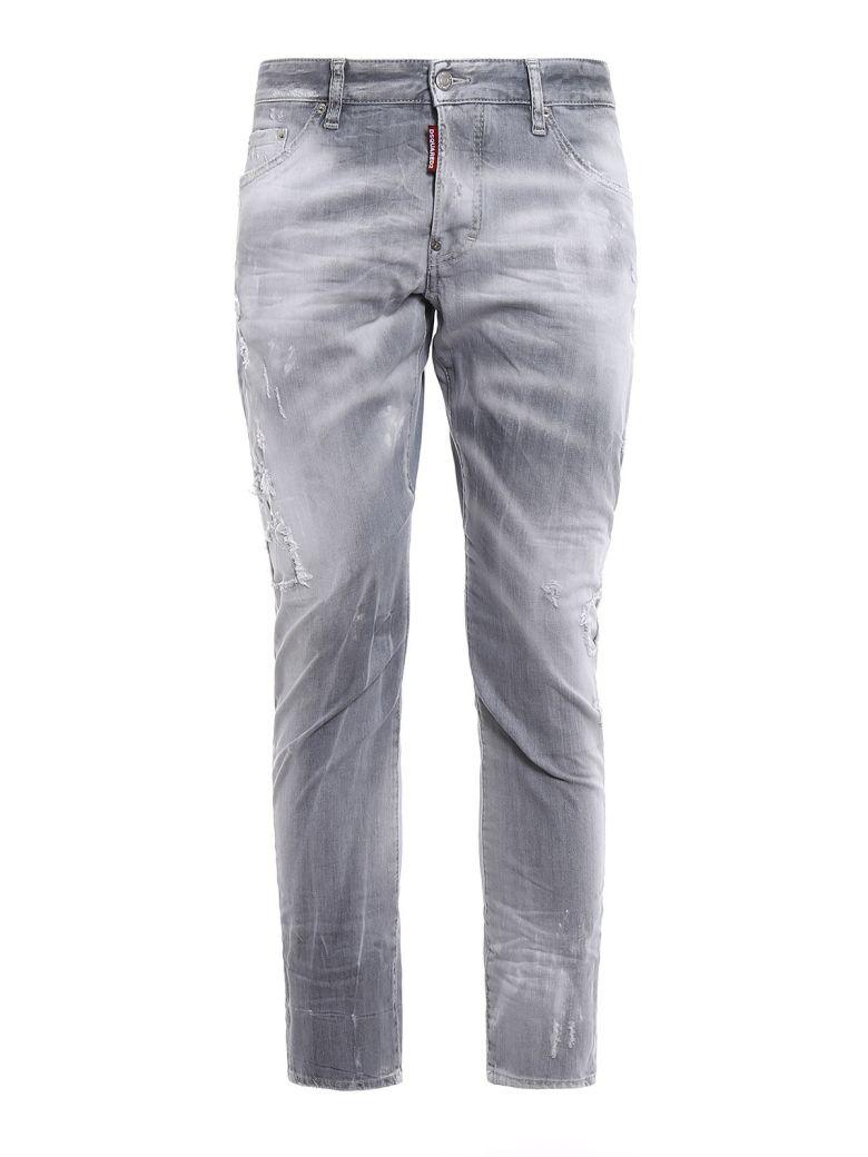 Dsquared2 Sexy Twist Grey Stretch Denim Jeans | ModeSens