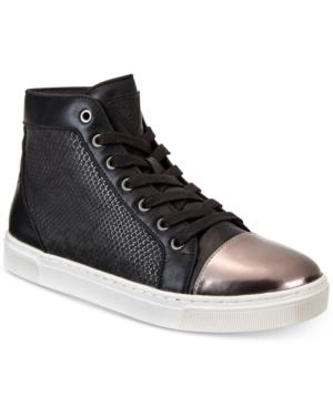 guess shoes black and gold