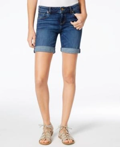 Kut From The Kloth Petite Catherine Boyfriend Shorts In Remain