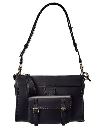 Chloé Edith Leather Shoulder Bag In Black | ModeSens