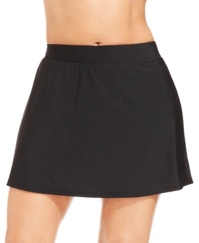 Miraclesuit Plus Size Swim Skirt Women's Swimsuit In Black