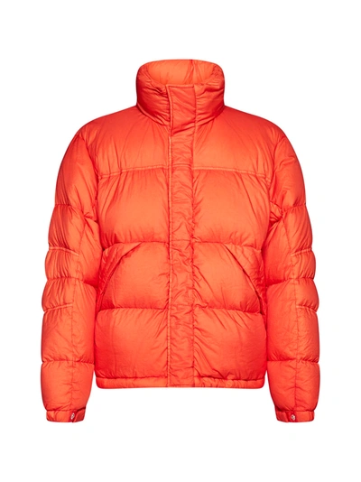 Ten C Aspen Down Jacket In Orange