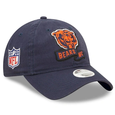 New Era Navy Chicago Bears 2022 Sideline Adjustable 9twenty Hat
