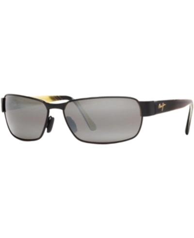 Maui Jim Polarized Black Coral Polarized Sunglasses , 249 In Grey Polar