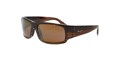 Maui Jim Polarized World Cup Sunglasses, H266-01 In Bronze Mir Pol