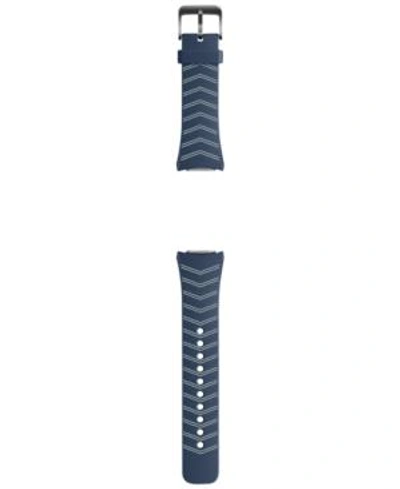 Samsung Unisex Gear S2 Rubber Smart Watch Straps In Navy