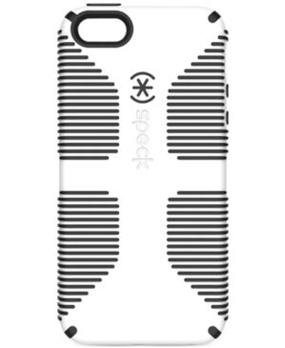 Speck Candyshell Grip Phone Case For Iphone 5/5s/se In White/black