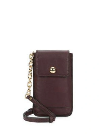 Vince Camuto Adjustable Strap Phone Case In Purple