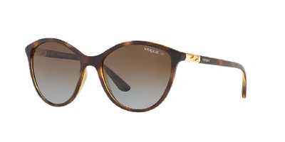 Vogue Eyewear Polarized Sunglasses, Vo5165s In Brown