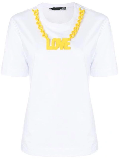 Love Moschino Love Chain T-shirt