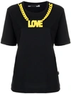 Love Moschino Logo Chain Detail T-shirt