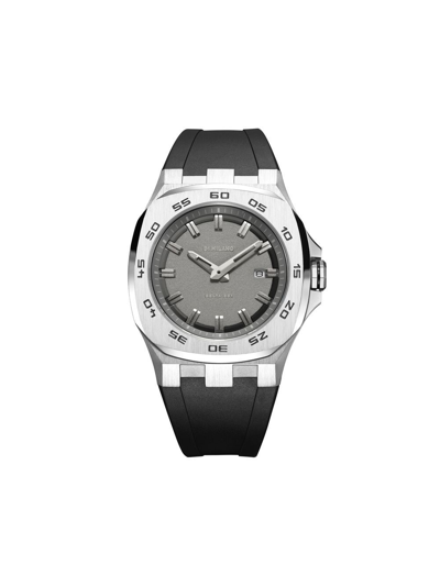 D1 Milano Watch Delta 001 41.5mm In Black/grey/silver