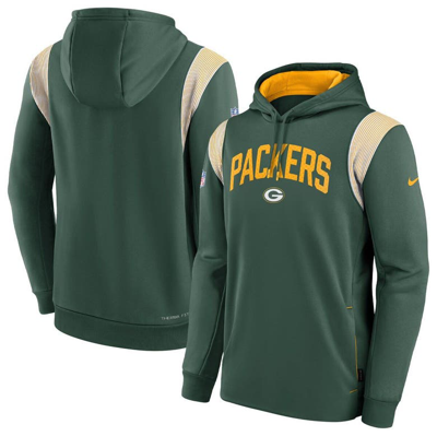 Nike Men's  Therma Athletic Stack (nfl Green Bay Packers) Pullover Hoodie
