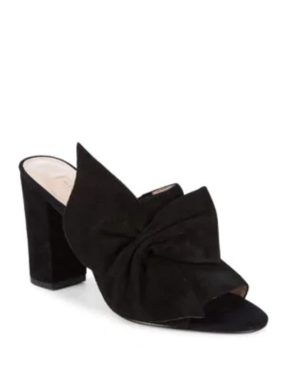 Avec Les Filles Marie Suede Mules In Black