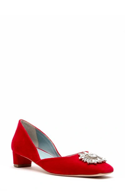 Frances Valentine Mccall D'orsay Pump In Red