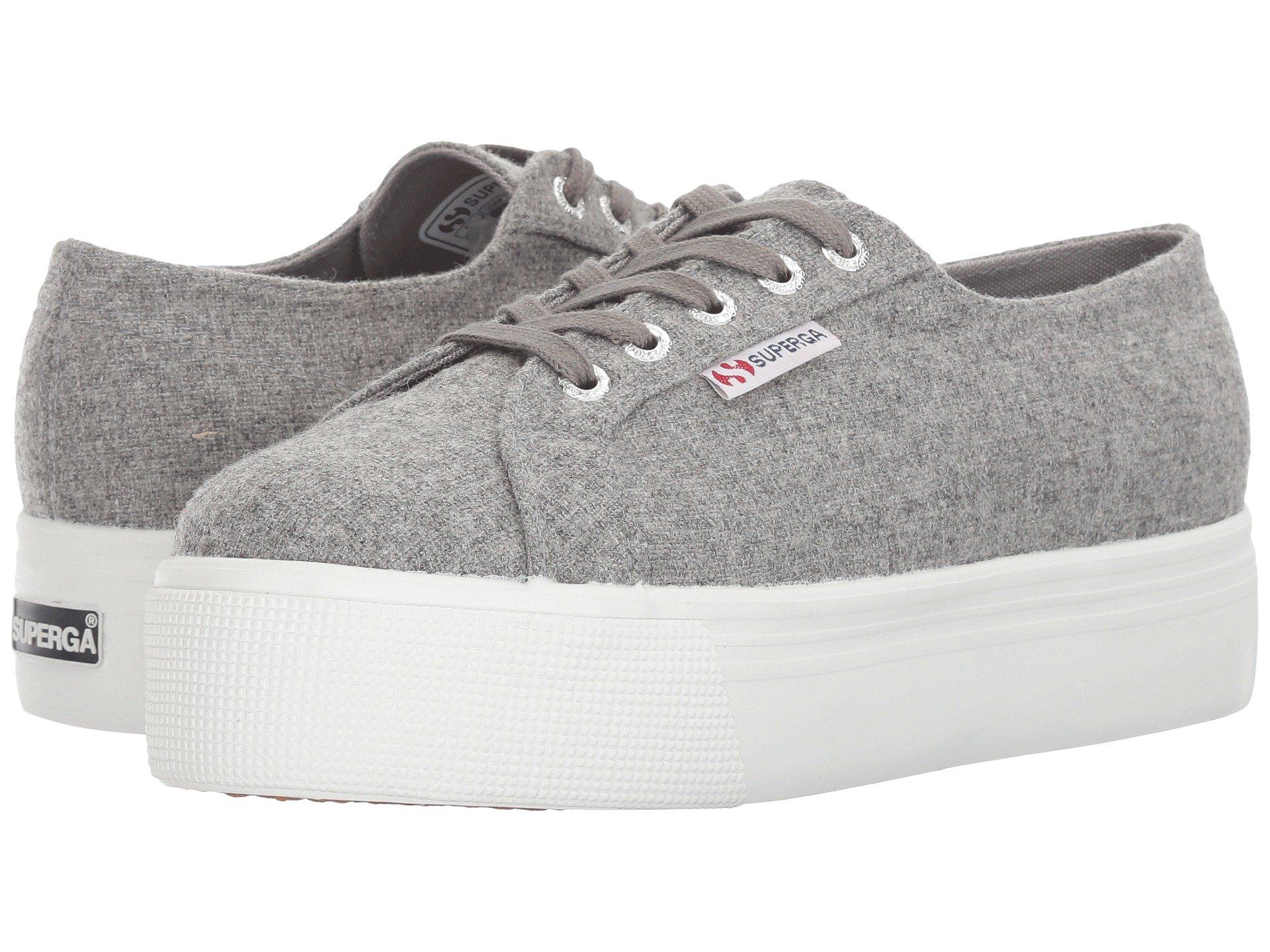 grey wool superga