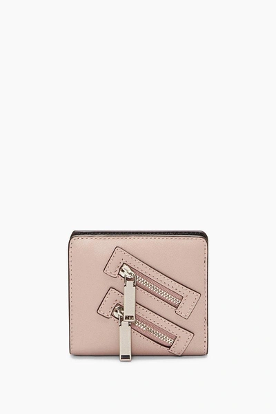 Rebecca Minkoff Half Snap Wallet In Vintage Pink