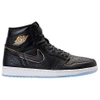 Nike Men's Air Jordan 1 Retro High Og Basketball Shoes, Black