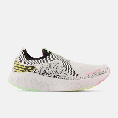 New Balance Women's Fresh Foam X 1080 Unlaced Shoes In White/black/vibrant Green In White/black/green