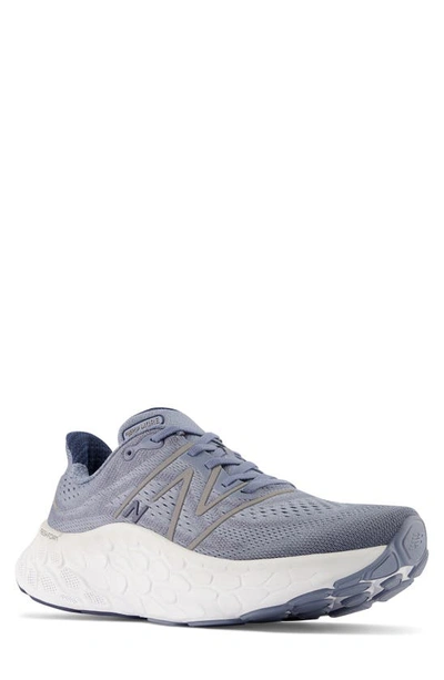 New Balance Fresh Foam X More V4 Sneaker In Grey/blue