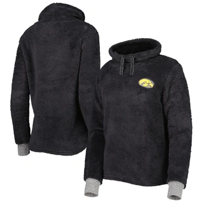 Camp David Charcoal Iowa Hawkeyes Fluffy Cowl Pullover