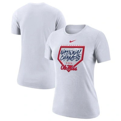 Nike Baseball College World Series Champions T-shirt In White