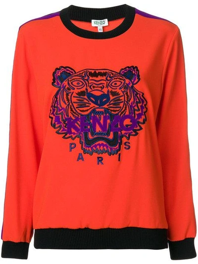 Kenzo Tiger Sweatshirt In Yellow