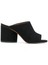 Robert Clergerie Caren Mule Pumps In Black