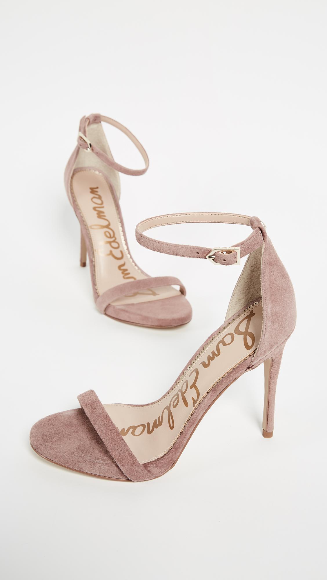 dusty rose sandals