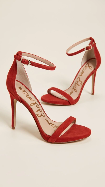 Sam Edelman Ariella Sandals In Candy Red ModeSens