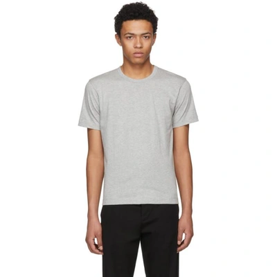 Comme Des Garçons Shirt Comme Des Garcons Shirt Grey Basic T-shirt In 3.topgry